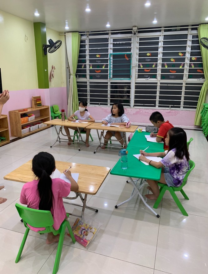 Các con thích thú, chủ động học tập